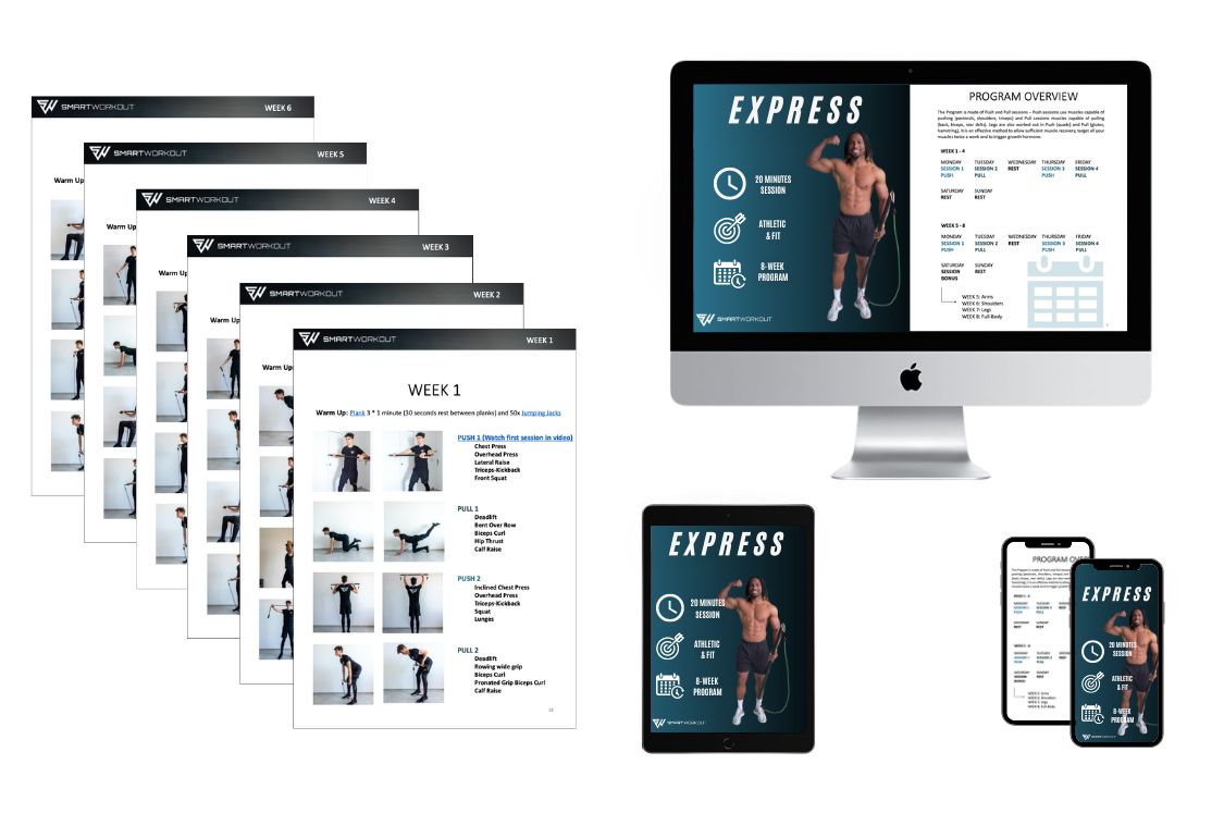 Exercise Library Pdf Express Plan : Beginner Resistance Band Workout Program – SmartWorkout