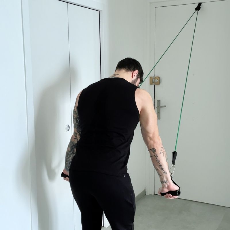 Exercise with Resistance Bands - Triceps Extension