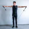 Exercices épaules elastiques musculation