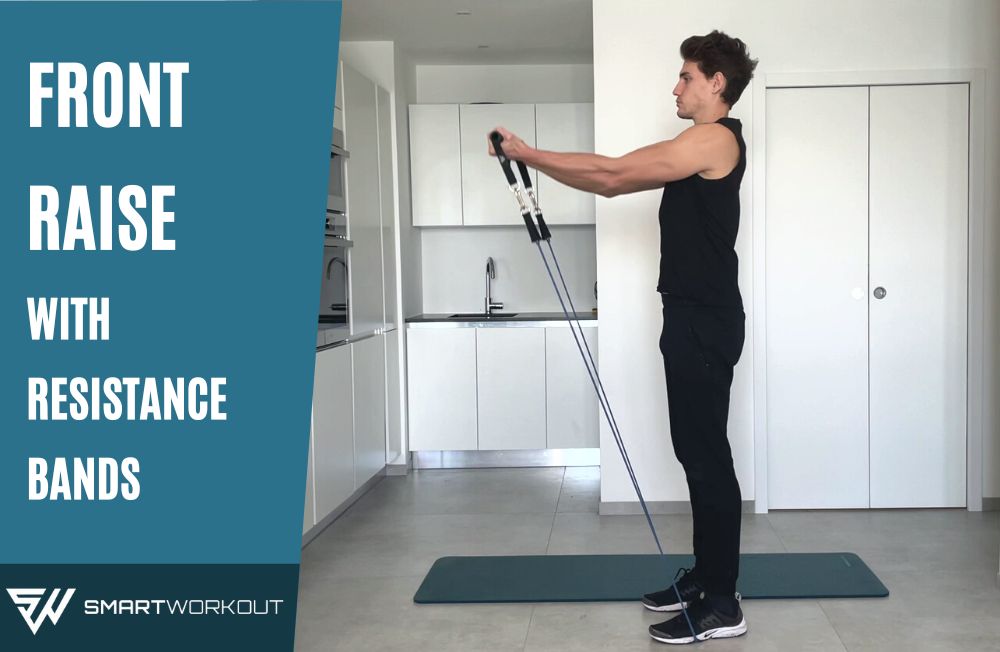 Shoulder exercise with resistance bands